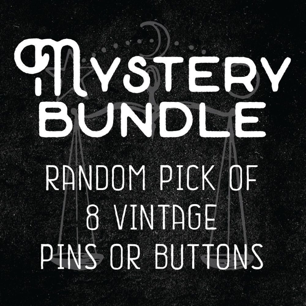 🔮 5/$25 Mystery‎ Bundle of 8 Vintage Pins